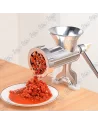 🥩Hachoir à Viande Manuel Robuste en Aluminium | Machine à Hacher Multifonction N°10