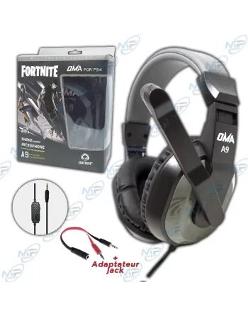 Casque avec micro stereo GAMER OMA FORTNITE A9