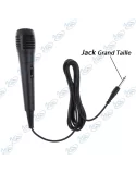 MICROPHONE FILAIRE NOIR