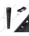 🎤Microphone Filaire Dynamique ZM-08 | Karaoké, Chant, Instruments | Jack 6.35mm