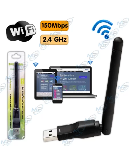 Clé WiFi 150 Mbps USB avec Antenne