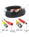 🚀 Câble BNC/DC 25m Qualité Pro pour Vidéosurveillance HD