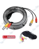 🔗Câble Vidéo BNC + Alimentation 10m pour Caméra de Surveillance CCTV