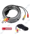 🔗Câble Vidéo BNC + Alimentation 10m pour Caméra de Surveillance CCTV
