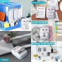 🖨️ Mini Imprimante Thermique Portable Bluetooth Sans Encre – Imprimante Mobile Rechargeable pour Notes, Étiquettes, Photos & Mé