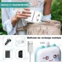 🖨️ Mini Imprimante Thermique Portable Bluetooth Sans Encre – Imprimante Mobile Rechargeable pour Notes, Étiquettes, Photos & Mé