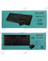 💻 Titre SEO : Kit Bureau Sans Fil TJ-808 - Clavier & Souris 2.4G Arabe-Français