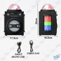 🔊 Haut-Parleur Bluetooth T12 PRO RGB – Enceinte Portable Sans Fil avec Effets Lumineux, USB, TF & AUX