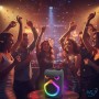 🔊 Haut-Parleur Bluetooth RGB MS-2046BT-W Portable avec Microphone Sans Fil, USB, TF Card et Radio FM