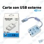 🔊 Carte Son USB Externe HD Audio USB 2.0 avec Contrôle du Volume et Microphone pour PC, Mac et Android
