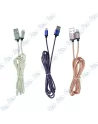 ⚡Câble Lightning Tressé 2M iPhone | Anti-Rupture & Longue Portée