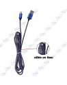 ⚡Câble Lightning Tressé 2M iPhone | Anti-Rupture & Longue Portée