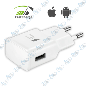 ⚡ Chargeur Secteur USB Fast Charge 15W – Adaptateur Mural Charge Rapide Compatible Android et iPhone