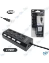 HUB USB 4 PORTS AVEC INTERRUPTEUR