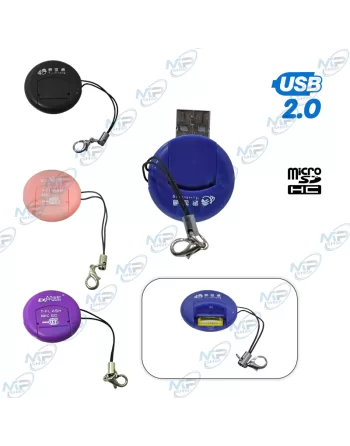 Mini Lecteur de Carte MicroSD USB 2.0 💽Mini Lecteur Carte MicroSD/TF USB 2.0 | Portable & Multi-Couleurs
