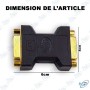 🔌  Adaptateur DVI-I 24+4 Broches Femelle vers Femelle – Connecteur Extension Vidéo HD