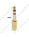 ADAPTATEUR JACK 6.35MM MALE VERS JACK 3.5MM FEMELLE