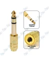 ADAPTATEUR JACK 6.35MM MALE VERS JACK 3.5MM FEMELLE