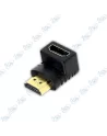 ADAPTATEUR COUDE HDMI MALE FEMELLE