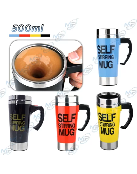 🌀Mug Automatique 400ml - Tasse Mélangeuse Électrique Anti-fuite