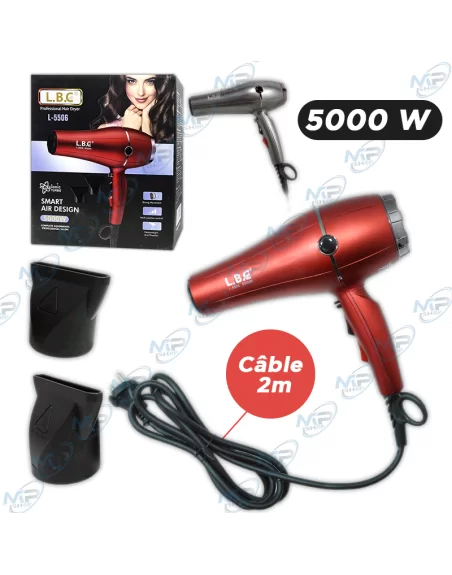 SECHE CHEVEUX PROFESSITIONEL L.B.C L-5506  5000W