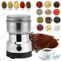 ☕ Moulin à Café Électrique RAF R.7113 300W – Broyeur Multifonction en Acier Inoxydable Haute Vitesse