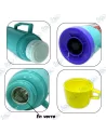 💧Ensemble Thermos Inox 500ml + 2 Tasses - Isolation 12H Chaud/Froid