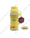 ☕Thermos Verre Rétro 230ml Sunlife - Bouteille Isotherme Tasse Intégrée
