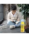 ☕Thermos Verre Rétro 230ml Sunlife - Bouteille Isotherme Tasse Intégrée