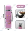 🥤Thermos Enfant 500ml Inox - Anti-fuite, Bouteille Isotherme Colorée