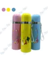 🥤Thermos Enfant 500ml Inox - Anti-fuite, Bouteille Isotherme Colorée