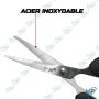 ✂️ Ciseaux Professionnels 7 Pouces F-160 en Acier Inoxydable – Haute Précision Multi-Usage