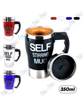 💧Mug Auto-Mélangeur 350ml - Tasse Mélangeuse Électrique, Inox