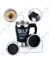 💧Mug Auto-Mélangeur 350ml - Tasse Mélangeuse Électrique, Inox