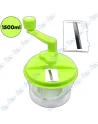✨Hachoir Manuel 1500 ml 4 en 1 | Lames Acier Inoxydable 420 | Mâchoire, Tranche, Râpe