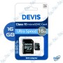 💾 Carte Mémoire microSD 16GB Devis Class 10 avec Adaptateur – Ultra Speed Haute Performance