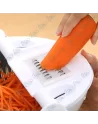 🥕Multi-Coupe-Légumes 7 en 1 : Râpe, Trancheuse & Égouttoir | Gain de Temps Garanti