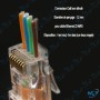 🔌 Connecteur RJ45 Cat6 EZ Pass Through – Fiche Réseau Ethernet 8P8C pour Câbles Catégorie 6