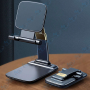 📱Support Téléphone Bureau Pliable L311 – Support Smartphone Réglable Compact et Stable