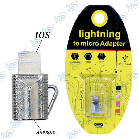 🔌 Mini Adaptateur Lightning vers Micro USB : Chargez votre iPhone Partout