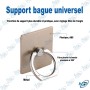 📱 Support Bague Universel pour Smartphone – Anneau Rotatif 360° avec Support Pliable 180°