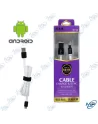 📱Cokol D1 V8 : Câble Micro USB Anti-Nœud, Blindé pour Charge et Sync