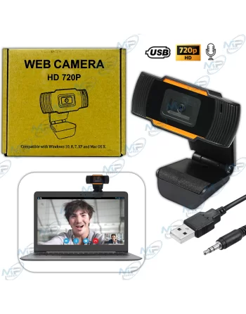 🎥Webcam HD 720p USB avec micro pour visioconférence