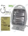 🔥Radiateur Halogène Portable COALA H2 800W | 2 Niveaux | Sécurité Anti-basculement