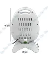 🔥Radiateur Halogène Portable COALA H2 800W | 2 Niveaux | Sécurité Anti-basculement