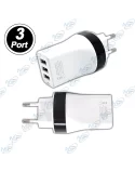 ⚡️Chargeur Secteur 3 Ports USB | Multi-Charge Rapide 3.4A | Famille & Voyage