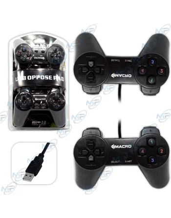 🎮Duo de Manettes USB MACRO pour PC - Pack 2 Joueurs Plug & Play
