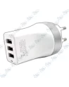 ⚡️Chargeur Secteur 3 Ports USB | Multi-Charge Rapide 3.4A | Famille & Voyage