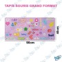 🖱️ Tapis de Souris XXL Kawaii 90 × 40 cm – Grand Desk Mat Antidérapant Rose pour Gaming et Bureau