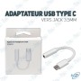 🎧 Adaptateur USB Type-C vers Jack 3.5 mm – Convertisseur Audio Universel pour Smartphones et Tablettes